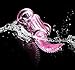 Sex Toy for Women Men Lover Couple Mini Bullet Vibrating Finger Finger Massager Thumb StyleTickler Vibrating Fun Fingertip Vibe Lip Mouth Tongue Stimulate Body Care Finger Ring (Pink)