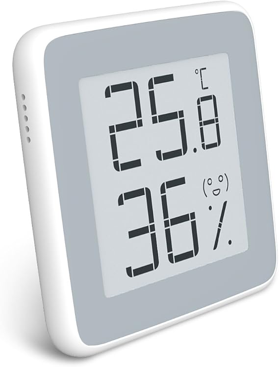 Homidy Hygrometer Digital Thermometer Innen, EInk HD display Digital ThermoHygrometer innen