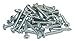 Qualihome Ribbed Plastic Drywall Anchor Kit - Wall Anchors and Screws for Drywall Includes Anchors, & Screws, 1 Masonry Drill Bit - Mounting Tolls for Decor, Furniture, Shelving (10-12 x 1)