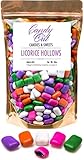 CandyOut Hollows Licorice Candy 2 Pounds in Sealed Reusable CandyOut Stand up Bag