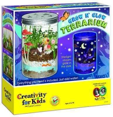 New Learning Educational Toy GLOWS New, Kids Plant Growing Terrarium Kit