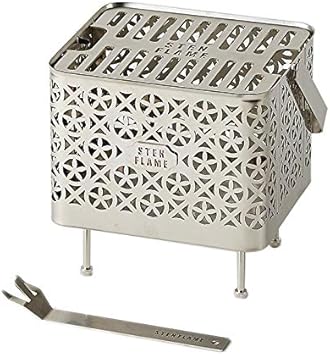 Amazon Bonfire Grill リンドウ柄 Sten Flame 焚き火台 キャンプ ソロキャンプ Sten Flame バーベキューコンロ 焚火台