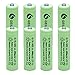 BAOBIAN AA 600mAh 1.2V NiMH Rechargeable Batteries for Solar Light,Solar Lamp,Garden Lights Green(8 PCS)
