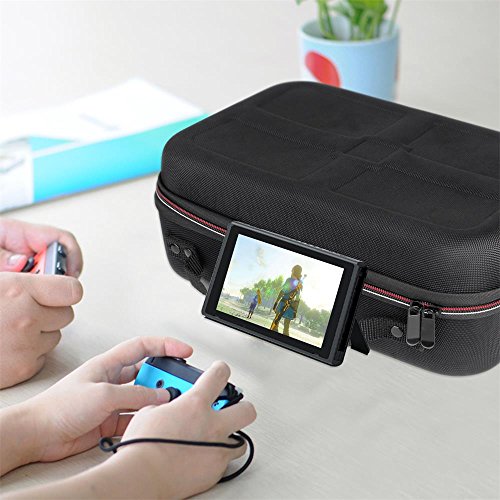 image for IUNIQEE Nintendo Switch Games Case - Protective Hard Shell Deluxe Trav