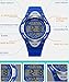 Misskt@ Children Watch Outdoor Sports Kids Boy Girls LED Digital Alarm Stopwatch Waterproof Children's Dress Watches Rose red