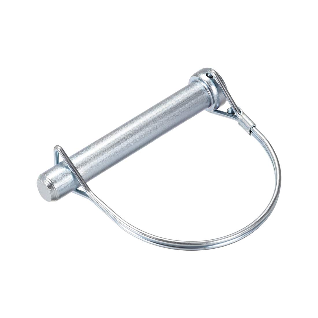 sourcing map Shaft Locking Pin - 12mm x 80mm Coupler Pin for Farm Trailers Wagons Lawn Garden in Arch Round