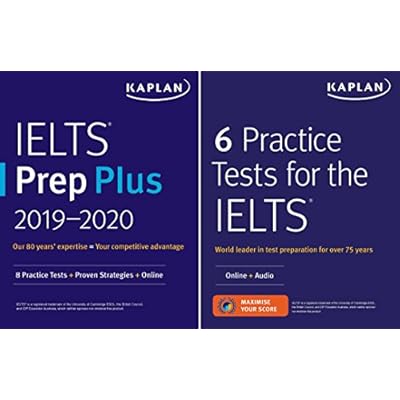 IELTS Prep Set: 2 Books + Online (Kaplan Test Prep)