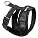 Gooby Comfort X Head In Harness - Black, Medium - No Pull Small Dog Harness Patented Choke-Free X Frame - Perfect on the Go Dog Harness for Medium Dogs No Pull or Small Dogs for Indoor and Outdoor Use