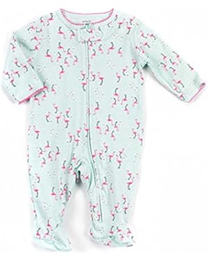 Baby Girls' Infant Sleep and Play Flamingos