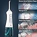 Ovonni Portable Water Flosser Cordless Oral Irrigator Electric USB Rechargeable Dental Care with 3 Modes and 200ML Water Tank IPX7 Waterproof Teeth Cleaner with 4 Jet Tips Replacement and Storage Bag
