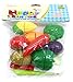 Little Treasures Healthy Vegetables Toy for Children's Playtime Kitchen Fun , Cut Chop the Food for Pretend Play Eating Meal Time