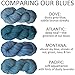 Living Dreams Air Merino Super Bulky Chunky Wool Yarn. Thick Pencil Roving Yarn for Needle Knitting and Crochet. Made in USA, Pacific