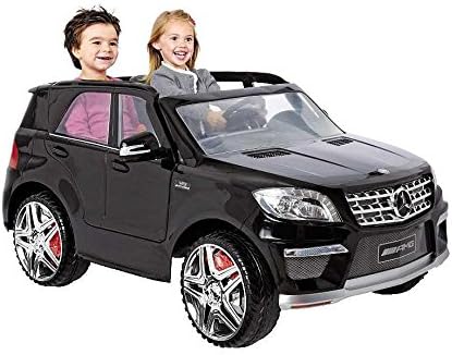Amazon Co Jp 子供 キッズ ベビー おもちゃ トイ 電動乗用 メルセデスベンツ Ml63 ブラック 12v 14ｙ 車 バイク