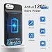 Lonlif Battery Case for iPhone 7 Plus/8 Plus/6 Plus/6s Plus, 5000mAh Portable Rechargeable Charging Case for iPhone 7 Plus/8 Plus/6 Plus/7s Plus (Black)