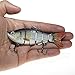 DINHAND Multi Jointed Life-like Swimbait Hard Fishing Lure Bass Bait