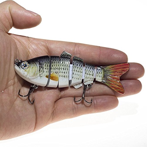 N.choice multi jointed life-like swimbait hard fishing …