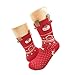 Women's Christmas Holiday Cotton Soft Casual Warm Socks (3 Pairs) Multicolor