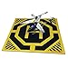 Ultra Sleek and Stylish RC Remote Control Helicopter Drone Landing Pad Helipad 12-inch by 12-inch - Made for Mini Drones and RC Helicopters