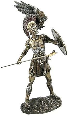 Amazon Veronese ヴェロネーゼ ギリシャの女神アテナ 槍 盾 ブロンズ風 フィギュア フィギュア ドール 通販