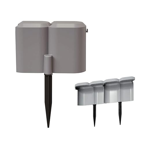 Prosperplast - Cercado para cercado (1,9 m), color gris: Amazon.es ...