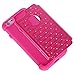 Style4U iPhone 6S Case, iPhone 6 Case, iPhone 6S / 6 Studded Rhinestone Crystal Bling Hybrid Armor Case Cover for Apple iPhone 6S / iPhone 6-1 HD Screen Protector 1 Stylus [Hot Pink/Hot Pink]