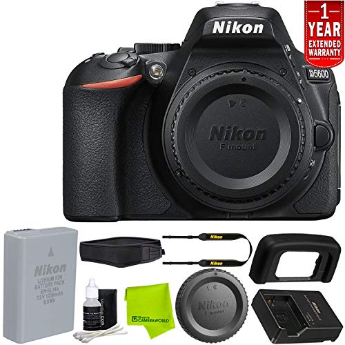 CHEAP Nikon D5600 DSLR Camera with 18140mm Lens (Black) 1577 + EN