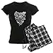CafePress - A Shadowhunter(s) Heart - Women's Dark Pajamas - Womens Novelty Cotton Pajama Set, Comfortable PJ Sleepwear