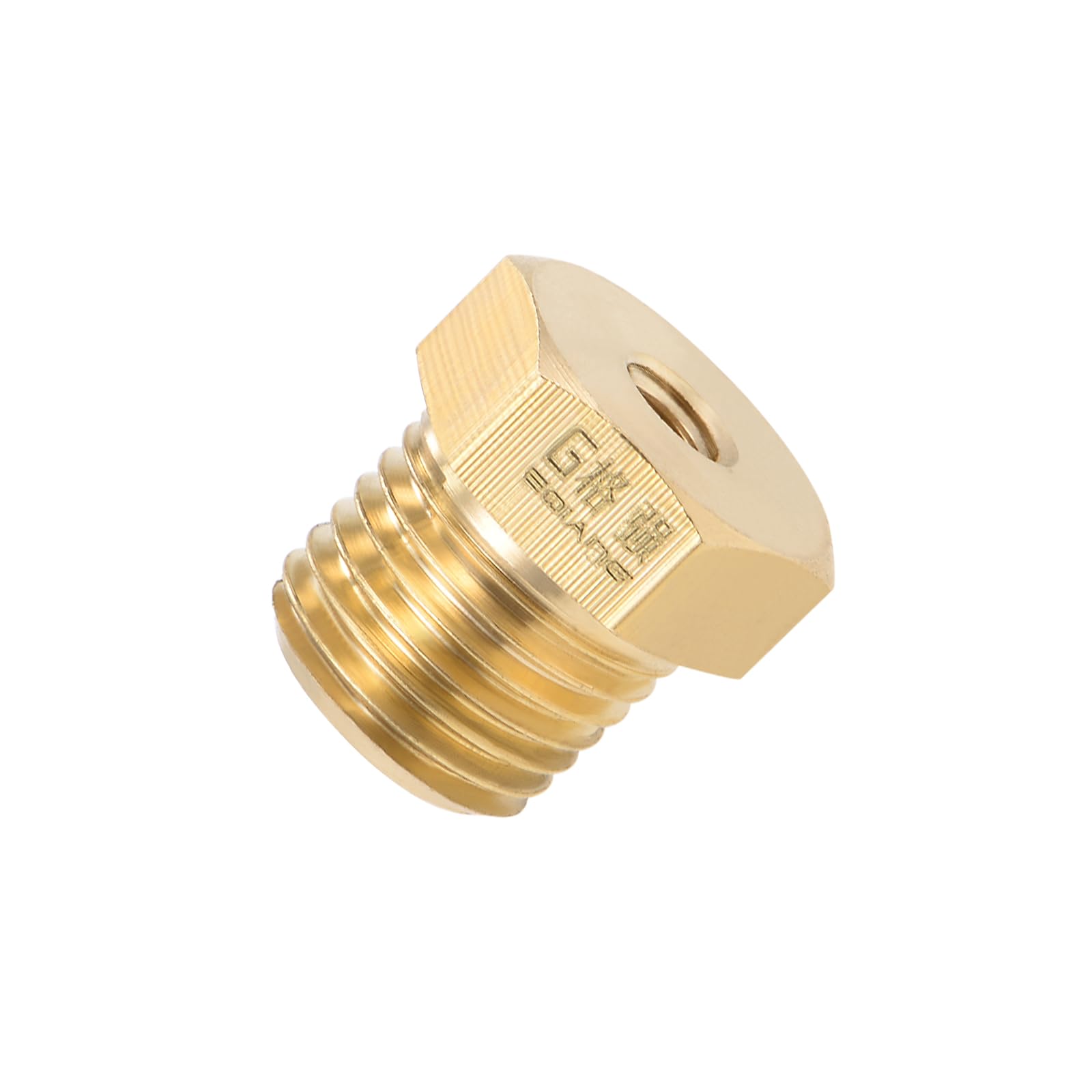 METALLIXITY Brass Hose Fitting Connector (16.5mm/0.65") 1Pcs, G1/4" Male to G3/16" Female Thread Hose Tube Nozzle Adapter - for Home Hose Tube