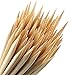 MalloMe XL Bamboo Skewers 30 Inch 100 pcs - 5mm Thick Bamboo Sticks - Heavy Duty Wooden Shish Kabob Skewers for Grilling - for Kebab BBQ Grill Hot Dog, Candy Apple Smores Sticks Wood Skewer Appetizers