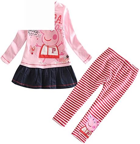 ODFAPP Adorable clothing sets fashion children clothing set autumn girls clothes print cartoon kids clothing set girls top Cool