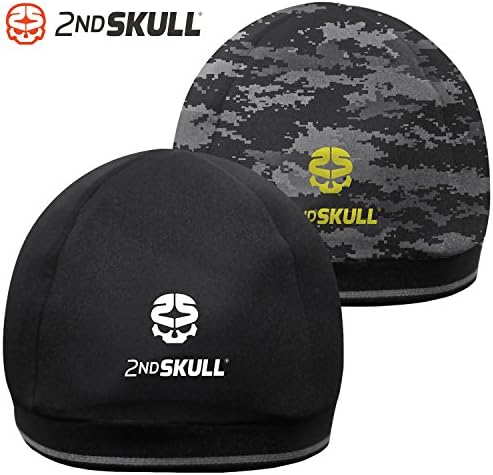 2nd SKULL Protective Skull Cap. Protective Headgear With Impact Absorbing Technology. (Black , Youth )