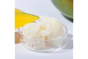 Sweet Sahel Unrefined Mango Butter 230g / 0.5lbs, Sourced from India, Use Alone or in DIY Recipes, Body Butters, Lotions, Soa