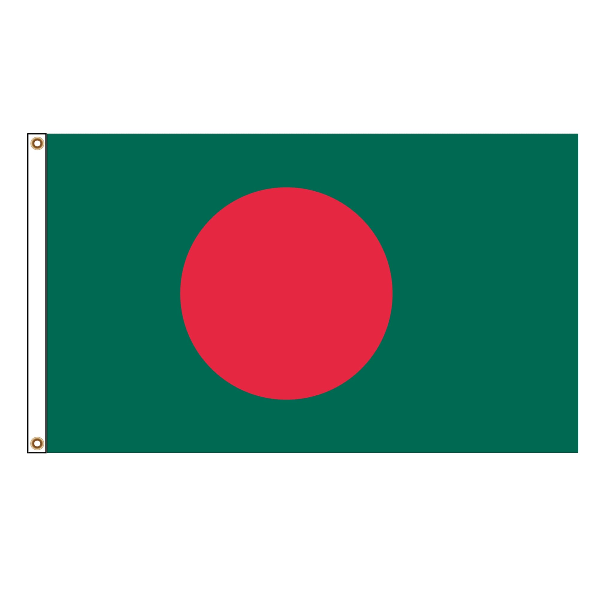 Aisa People of Republic Bangladesh Flags Banners - Durable 100% Polyester Fabric with Brass Grommets Headband,3x5ft Outdoor Indoor Flying for Festival,Party,School,Decoration and Patriotic Display