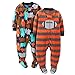 Carter's Little Boys' Striped Fleece Footie (Toddler/Kid) - Football