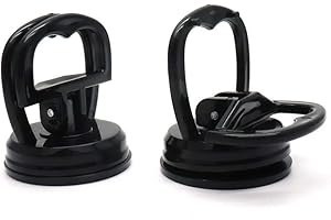 Willhom Disassembly Heavy Duty Suction Cup Opening Removal Tool 2 Pack for LCD Screen Repair of Laptops Tablets Phones(Black)