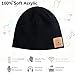 Bluetooth Beanie Music Hat ,Coeuspow 4.1 Wireless Smart Beanie Headset Music Cap with HD Stereo Speaker ,Built-in Mic , 100% soft acrylic,Hand Free for Running Skiing Skating Christmas Gift-Black