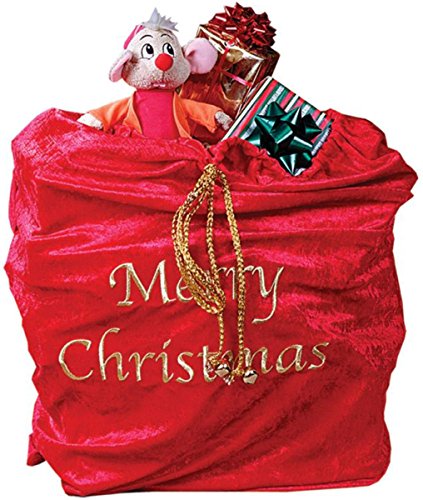Fun World Men's Santa Sack Costume Accessory, Multi, Standard