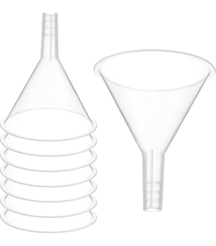 Hohopeti Lot De 6 Entonnoirs Plastique Pour Laboratoire - Tailles 50/75/100 Mm