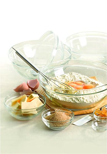 James Scott 10 Piece Set Stackable European Made lead Free Glass Kitchen Prep, Dipping Sauce, Dessert, Salads, Candy Dish or Nut Bowls. - Thumbnail 4