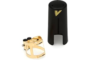 VANDOREN Soprano Sax Gold M/O Ligature & Plastic Cap