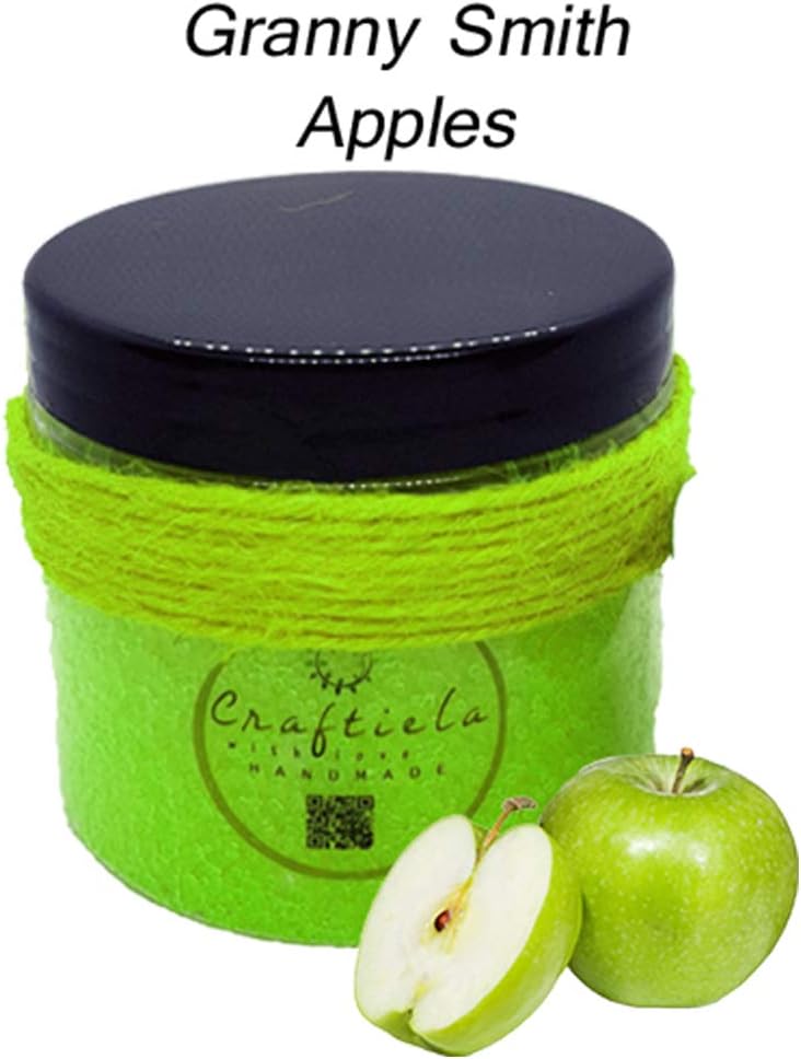 Craftiela Mineral Rich Organic Fruit Dead Sea Salts, Vegan, Exfoliating, Antibacterial, Soothing, Muscle Relax, Spa Treatment. 250g