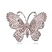 Tonsee Fashion Openwork Hollow Women Diamond Butterfly Brooch Corsage Jewelry
