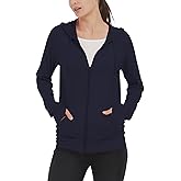 LETAOTAO Womens' Lightweight Zip Up Hoodies Stretch Thin Summer Jackets For Women