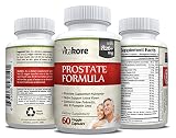 Vitakore Prostate Support Supplement Formula, Contains Saw Palmetto, Zinc & Pumpkin Seeds, Support Healthy Urination Frequency & Flow, 60 Caps