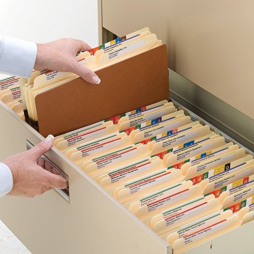 Smead File Pocket, Straight-Cut Tab, 5-1/4" Expansion, Letter Size, Redrope, 10 per Box, 3 Boxes, 30 Total (73234) - Thumbnail 4