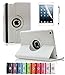 Cineyo 360 Degree Rotating Stand Case Cover for Apple iPad 2/3/4 (White)