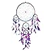 Dream Catcher ~ Handmade Traditional Aqua Blue, Pink & Purple 8.5