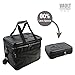 Collapsible Folding Insulated Cooler | Picnic Tote | 30 Can Capacity | Hard Top and Bottom | Waterproof Industrial Grade Material Perfect for Camping, Fishing, Daily Trip to Beach | Picnic backpack