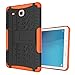 Galaxy Tab E 9.6 Case,Cokaunion*New Shelves Shockproof Heavy Duty Combo Detachable 2 in 1 Hybrid Rugged Dual Layer Grip Cover [With Kickstand] For Samsung Galaxy Tab E 9.6-inch T560(Orange)
