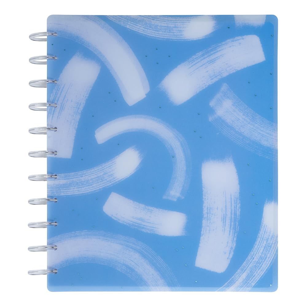 Photo 1 of Happy Planner Disc-Bound 12-Month Academic Planner, July 2024–June 2025 Daily and Monthly Planner, Big Size, Dashboard Layout, Neons + Neutrals, 72 Pages, 2 Sticker Sheets, 8 1/2" x 11"